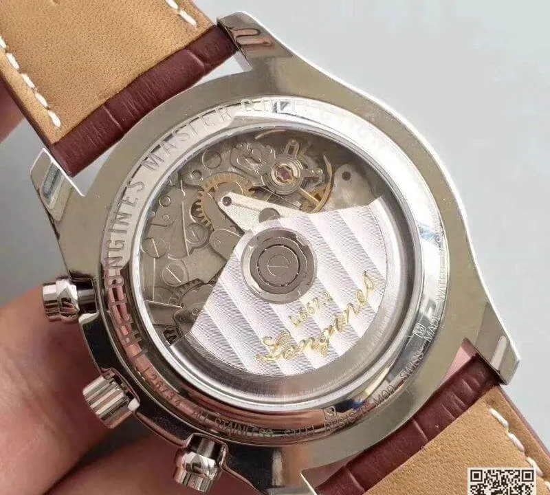 Longines Master Moonphase L2.673.4.78.3 JF factory 1:1 Best Edition Replica Watch Swiss ETA7751